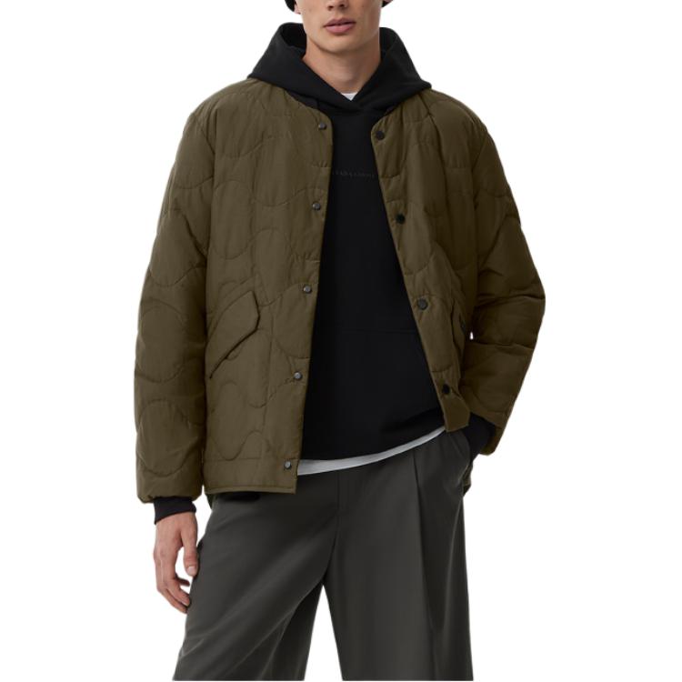 Sizing Canada Goose 黑標軍綠雙面穿羽絨飛行外套 男女款 3599MB-49
