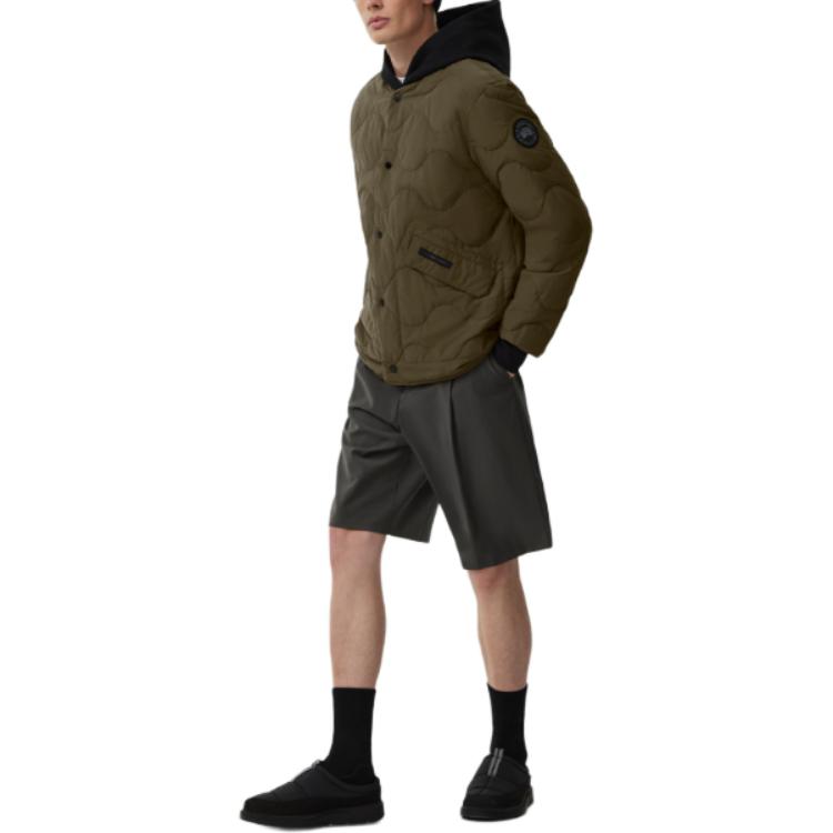 Cheap Canada Goose 黑標軍綠雙面穿羽絨飛行外套 男女款 3599MB-49