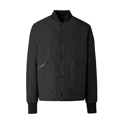 Canada Goose FW24 Black Reversible Bomber Jacket Unisex Short Casual Outerwear 3599MB-61