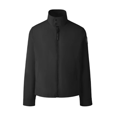 Canada Goose FW24 Rosedale Black High-Neck Lightweight Zip Jacket for Men. 2448MB-61