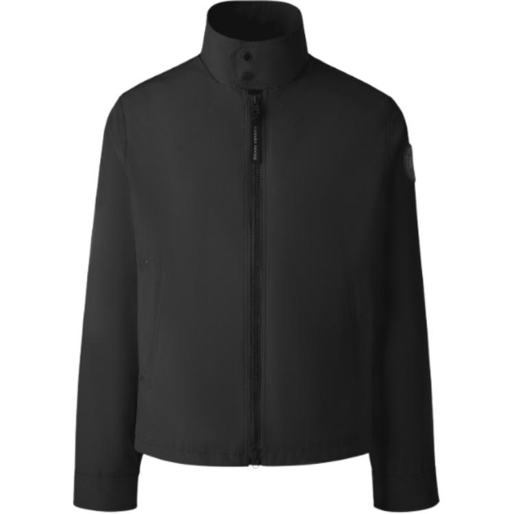 Canada Goose FW24 Rosedale Black High-Neck Lightweight Zip Jacket for Men. 2448MB-61 圖 2