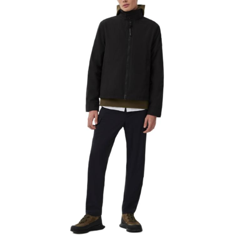Canada Goose FW24 Rosedale Black High-Neck Lightweight Zip Jacket for Men. 2448MB-61 圖 3