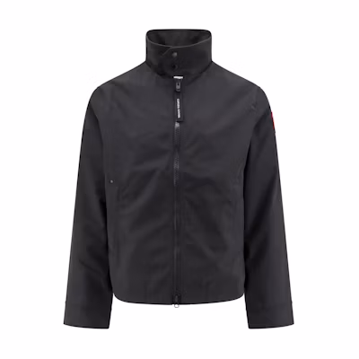 Canada Goose FW24 Solid Color Zip-Up Jacket Black CG2448M4961