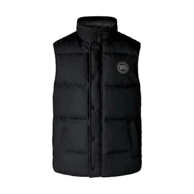 Canada Goose Garson Black Label Lightweight Down Vest Unisex Charcoal Black. 4151M1-1160
