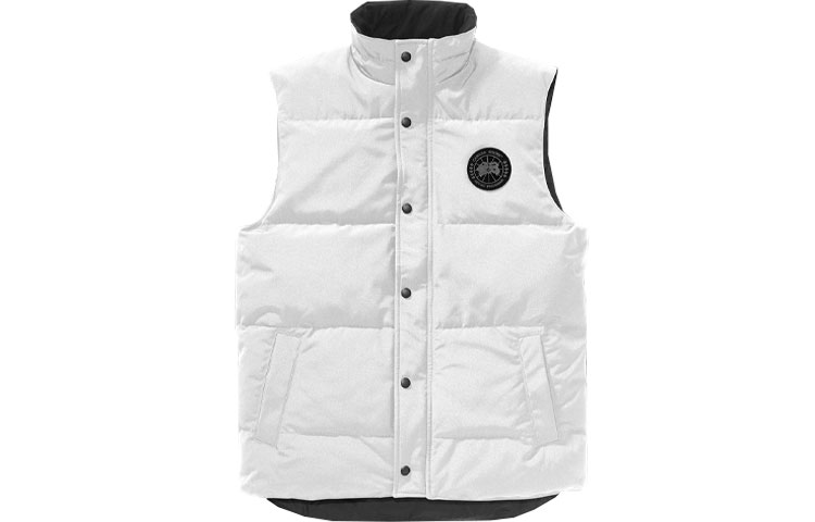 Canada Goose Garson Black Label Lightweight Down Vest Arctic White Unisex. 4151MB-433