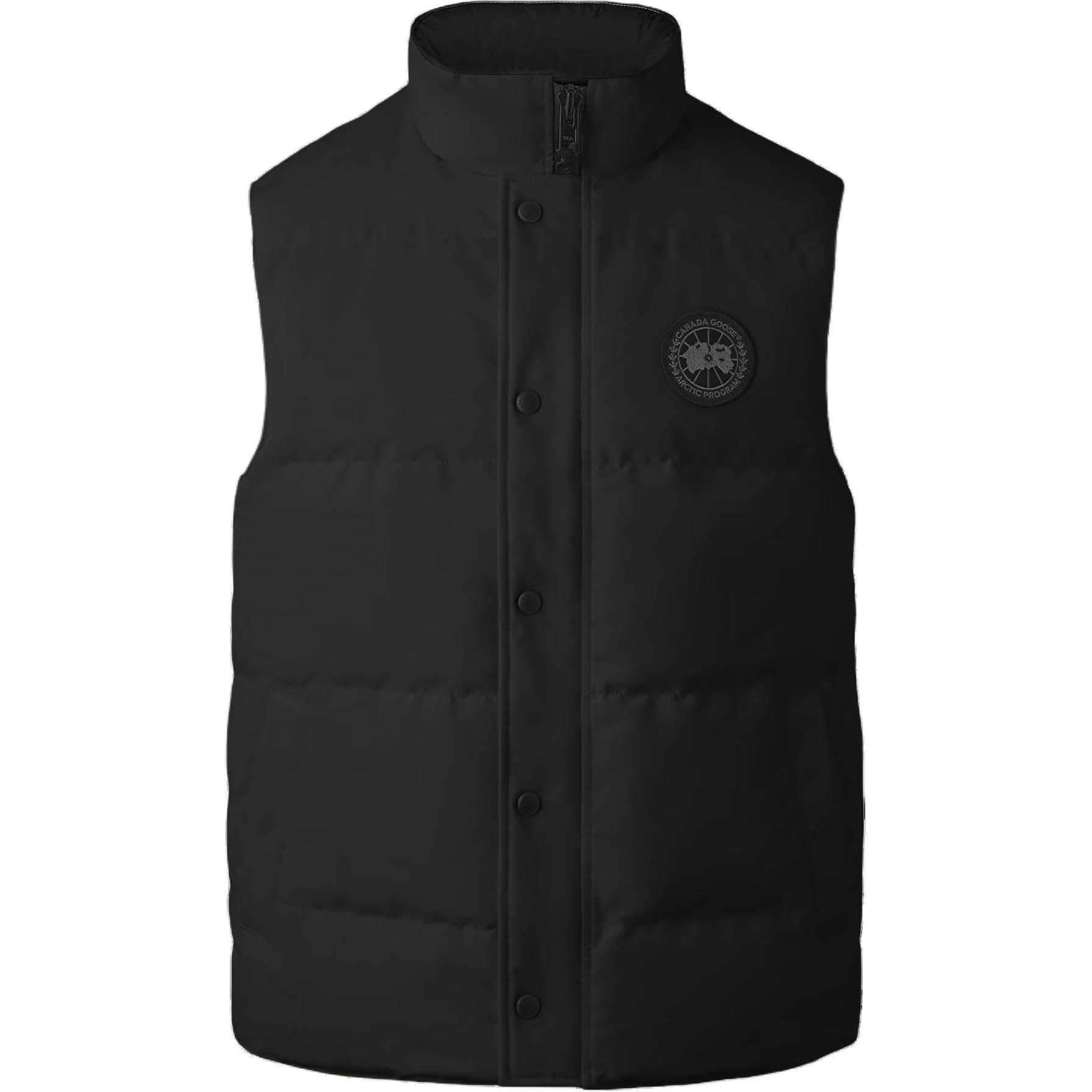 Canada Goose Garson Black Label Lightweight Outdoor Down Vest - Unisex Black. 2081MB-61