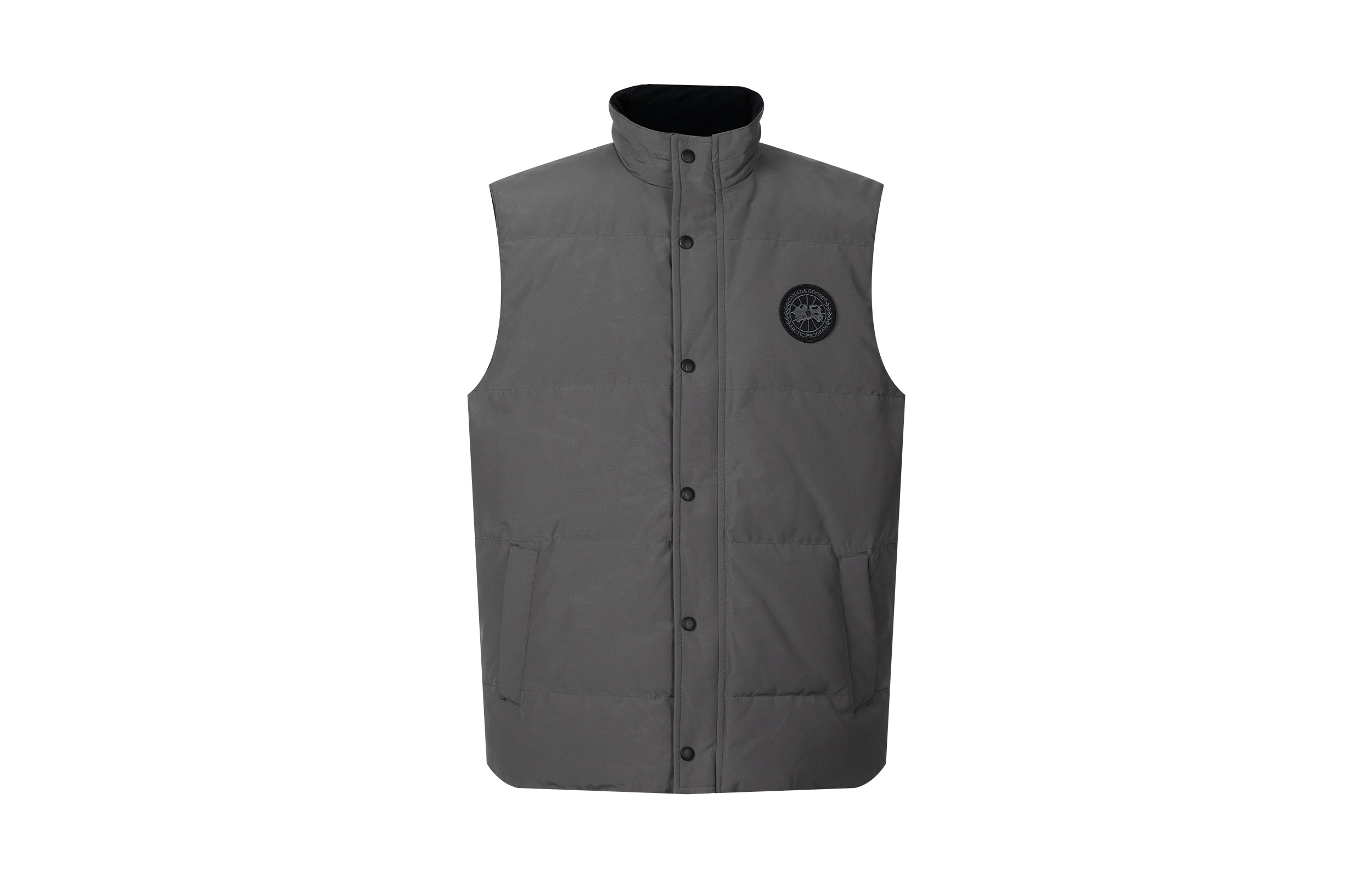Canada Goose Garson Black Label Lightweight Waterproof Grey Down Vest Unisex. 4151MB-811