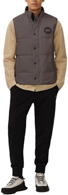 Canada Goose Garson Black Label Rompi Tahan Air Unisex - Abu Pesisir. 2081MB-811 Lookbook Canada Goose Garson Black Label Rompi Tahan Air Unisex - Abu Pesisir. 2081MB-811