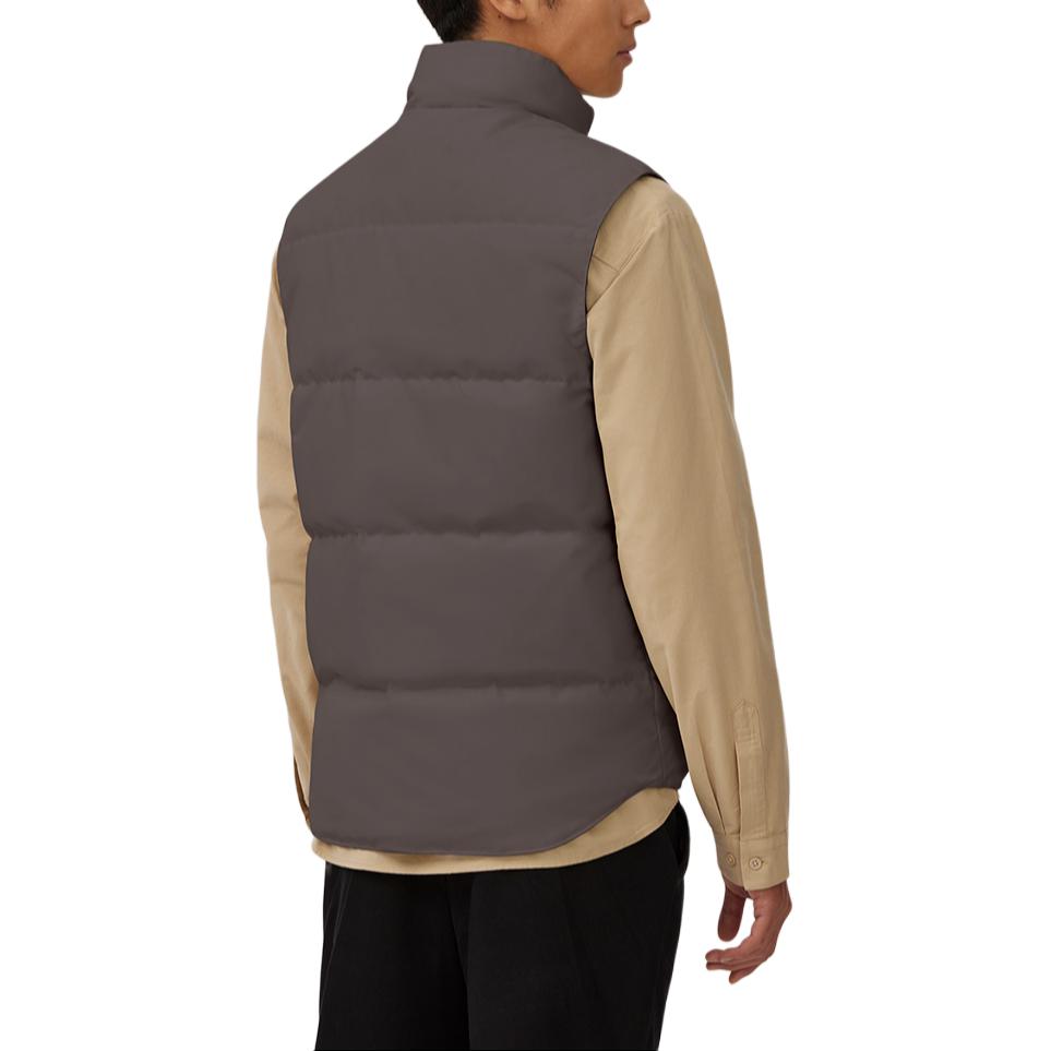 Shop Canada Goose Garson Black Label Rompi Tahan Air Unisex - Abu Pesisir. 2081MB-811