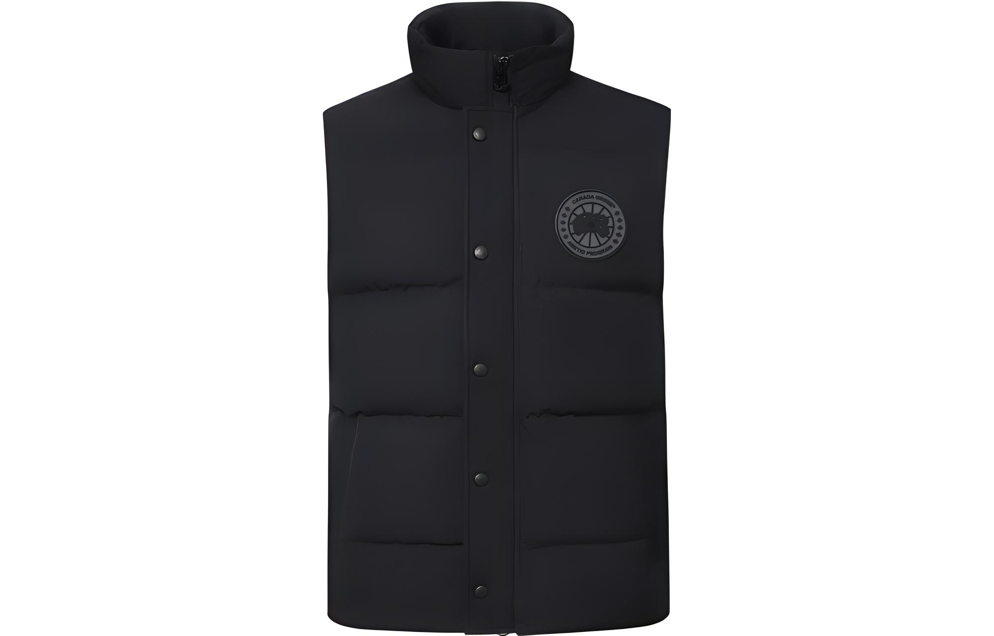 Canada Goose Garson Black Label Windproof Soft Casual Vest Unisex Black 2081MB2-61