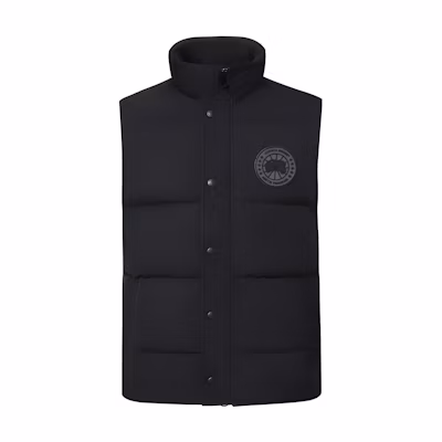 Canada Goose Garson Black Label Windproof Soft Casual Vest Unisex Black 2081MB2-61