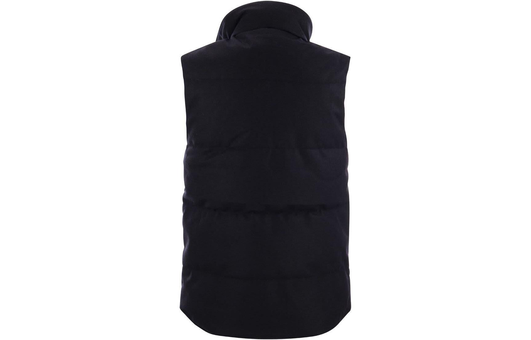 Lookbook Canada Goose Garson Black Label Wool Navy Blue Unisex Lightweight Down Jacket. 4151M1-1161