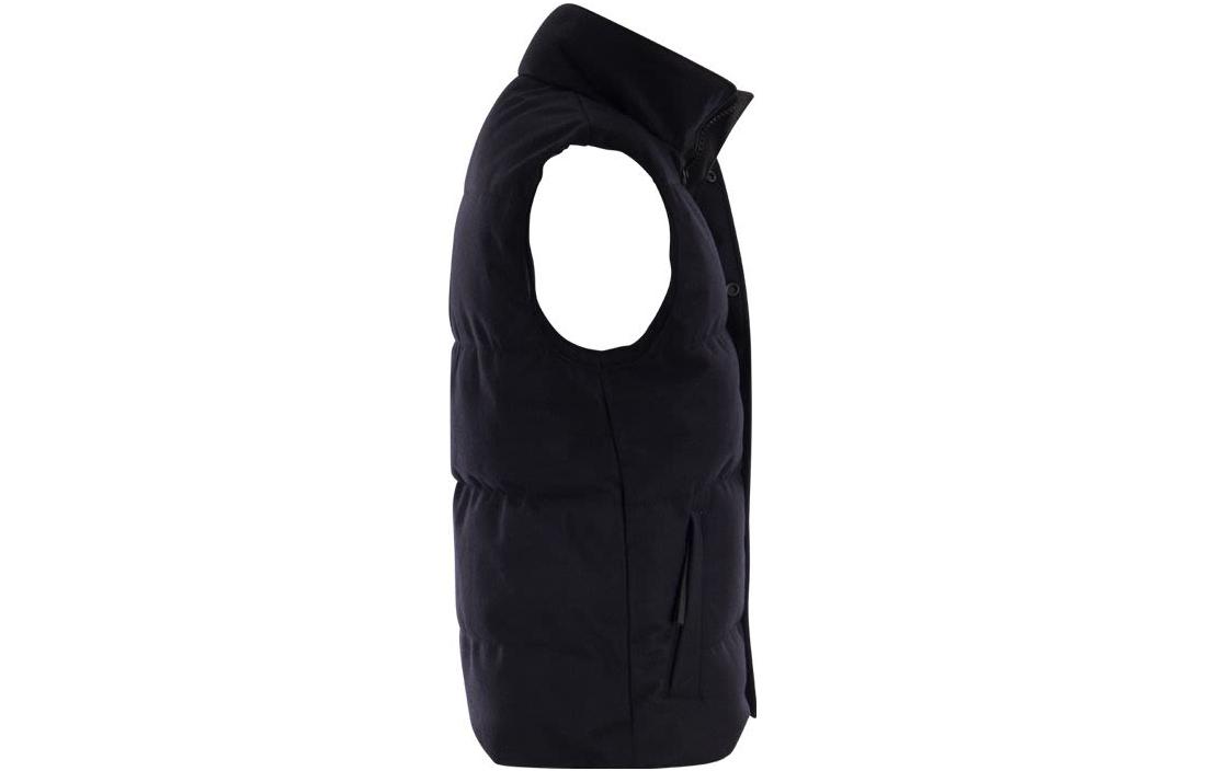 Shop Canada Goose Garson Black Label Wool Navy Blue Unisex Lightweight Down Jacket. 4151M1-1161