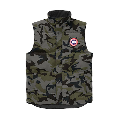 Canada Goose Garson Camo Down Vest Unisex - Coastal Grey. 4151MP-831