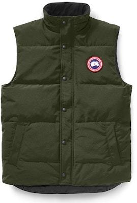 加拿大鹅 Garson 红标军绿色男女同款羽绒背心 4151M-49 Buy 加拿大鹅 Garson 红标军绿色男女同款羽绒背心 4151M-49