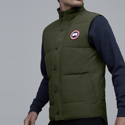 加拿大鹅 Garson 红标军绿色男女同款羽绒背心 4151M-49 Purchase 加拿大鹅 Garson 红标军绿色男女同款羽绒背心 4151M-49