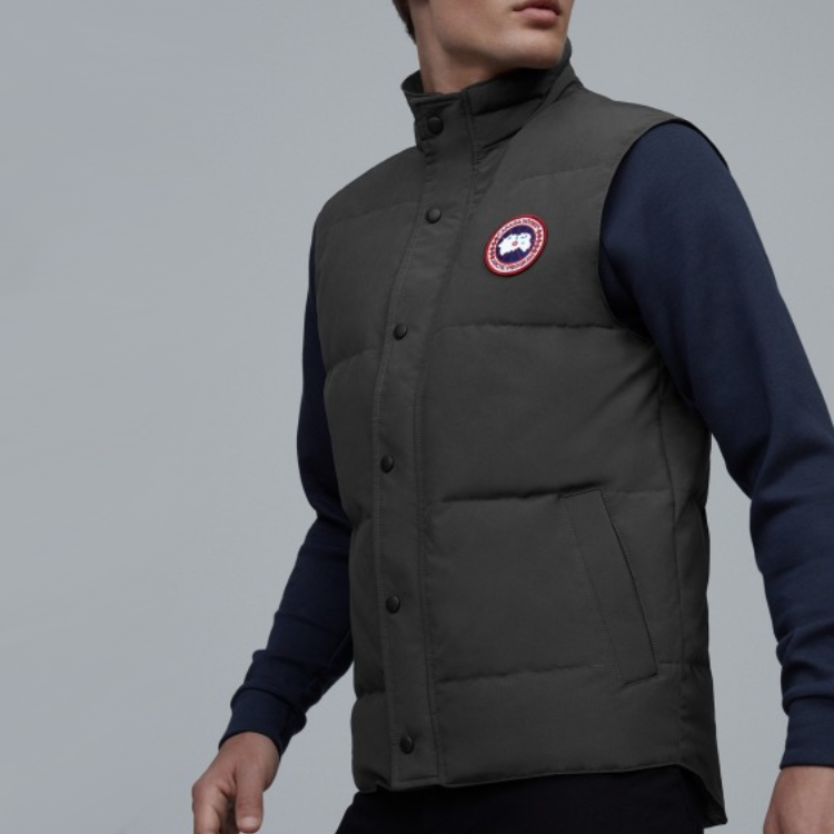 Purchase Canada Goose Garson Vest Logo Merah Unisex Bulu Angsa Graphite 4151M-66