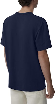 Canada Goose Gladstone Solid Color Slim Fit Crew Neck T-Shirt Navy 1401M-63 Lookbook Canada Goose Gladstone Solid Color Slim Fit Crew Neck T-Shirt Navy 1401M-63