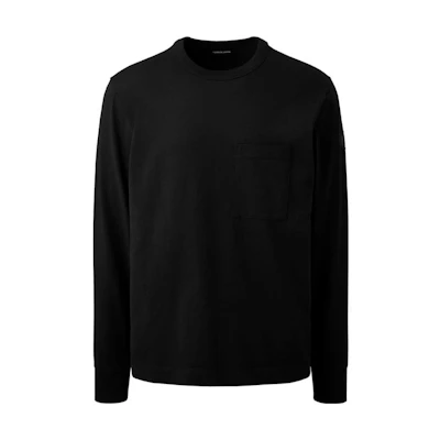 Canada Goose Gladstone SS23 Black Crewneck Long Sleeve T-Shirt. 1402MB-61