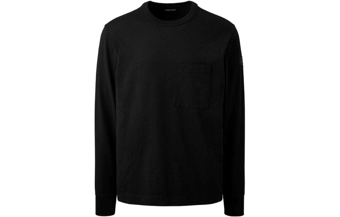 Order Camiseta de manga larga negra Canada Goose Gladstone SS23 Crewneck. 1402MB-61