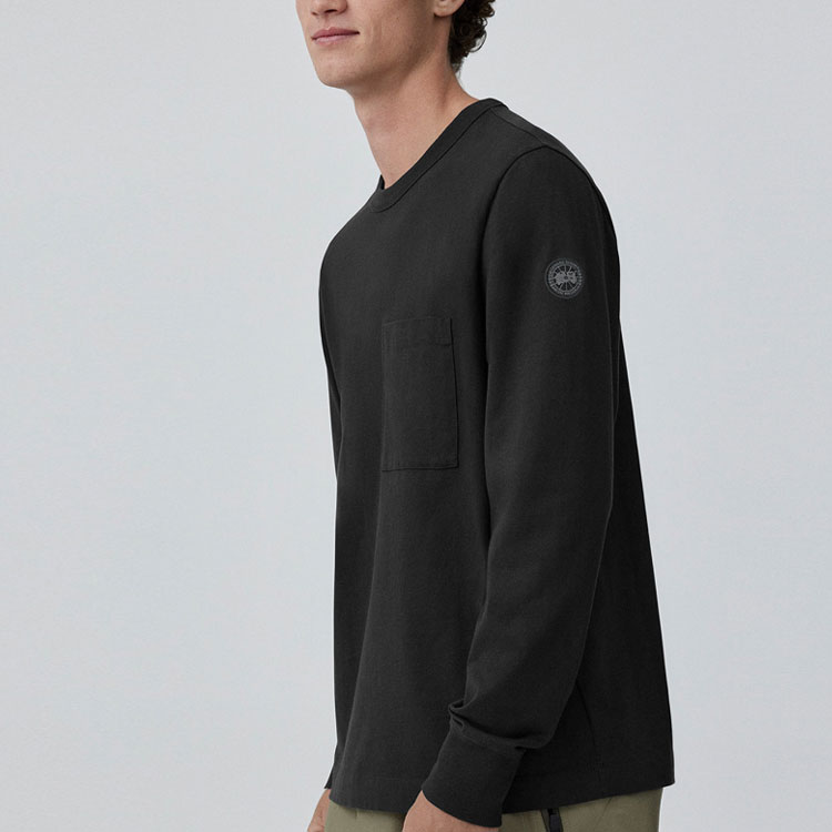 Purchase Camiseta de manga larga negra Canada Goose Gladstone SS23 Crewneck. 1402MB-61