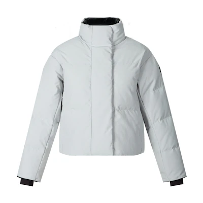 Canada Goose Grandview FW24 Silver Birch Short Down Jacket Black Label 2266WB-200