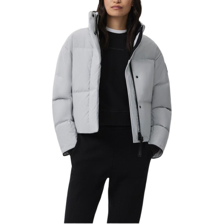 Shop 加拿大鹅 Grandview FW24 银桦短款羽绒服 黑标 2266WB-200