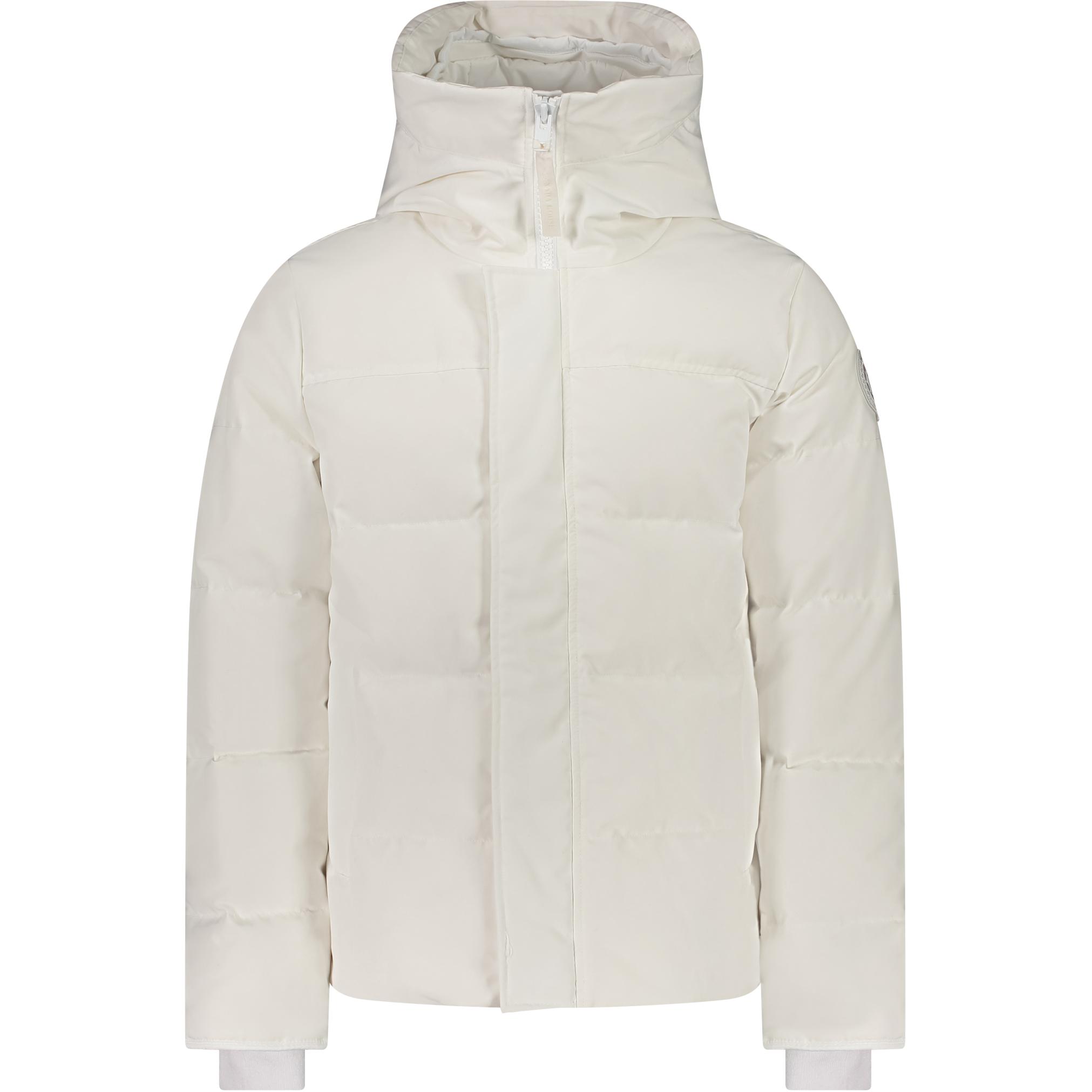 Canada Goose High-Neck Slim Fit Down Jacket Unisex - White POIZON240722604