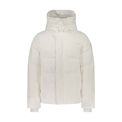 Canada Goose High-Neck Slim Fit Down Jacket Unisex - White POIZON240722604