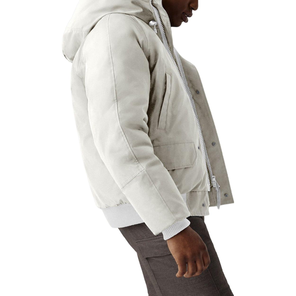 Details for Canada Goose Humanature Chilliwack Pilot Jacket Short Down Coat Beige Mens 2050M1-99