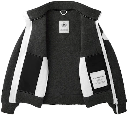 加拿大鹅 Humanature 深灰色全拉链羊毛抓绒夹克 7049M1-211 Lookbook 加拿大鹅 Humanature 深灰色全拉链羊毛抓绒夹克 7049M1-211