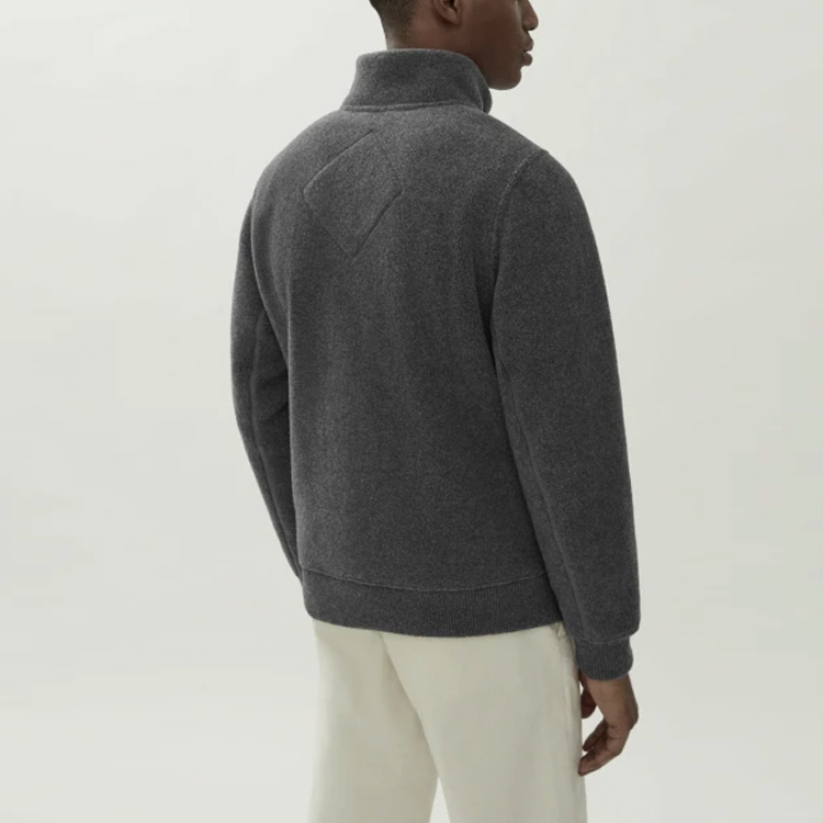 Purchase 加拿大鹅 Humanature 深灰色全拉链羊毛抓绒夹克 7049M1-211