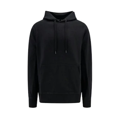 Canada Goose Huron Black Logo Hoodie for Men CG7403M4-961