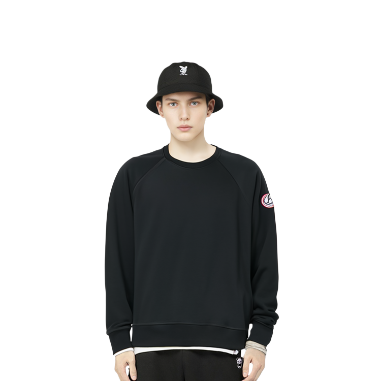 Details for Canada Goose Huron FW21 Logo Crewneck Sweatshirt Hitam. 7400M-61