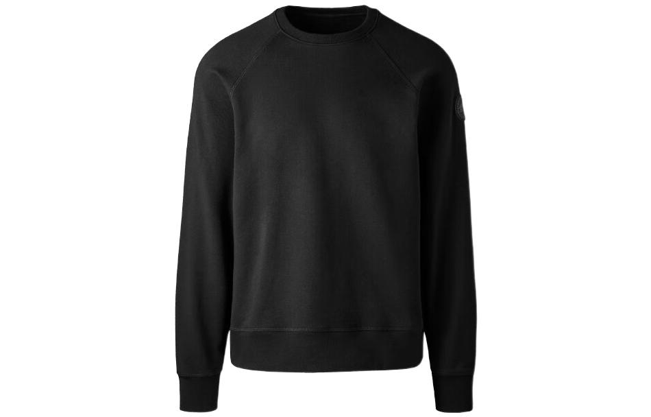 Canada Goose Huron FW22 Black Label Crewneck Sweatshirt Men’s Black 7400MB-61