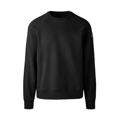 Canada Goose Huron FW22 Black Label Crewneck Sweatshirt Men’s Black 7400MB-61