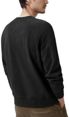 Canada Goose Huron FW22 Black Label Crewneck Sweatshirt Lelaki Hitam 7400MB-61 Shop Canada Goose Huron FW22 Black Label Crewneck Sweatshirt Lelaki Hitam 7400MB-61