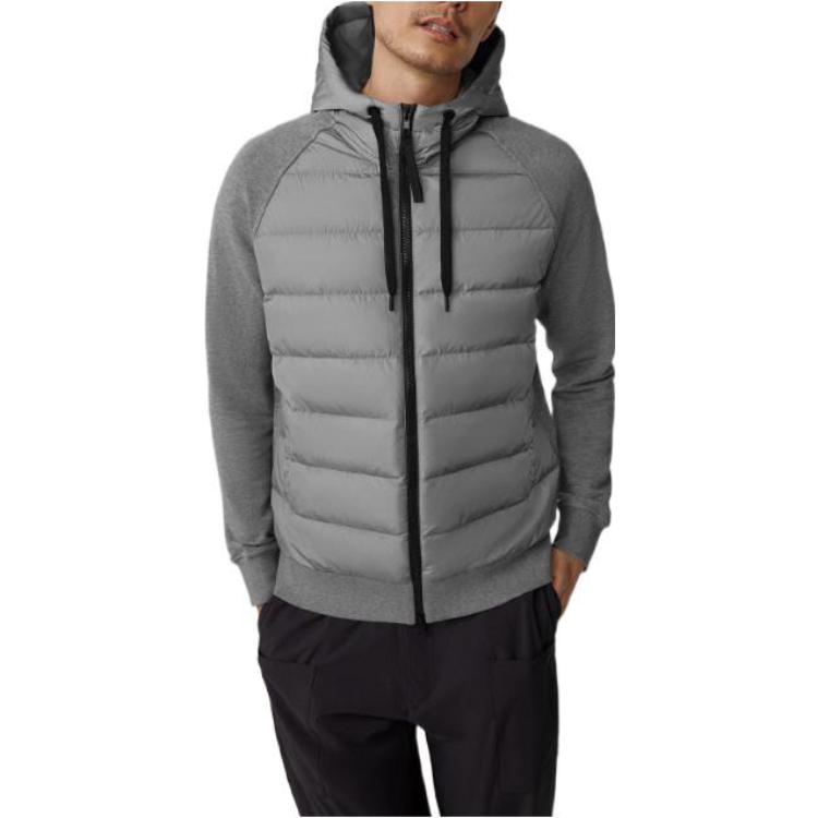 Canada Goose Huron FW22 Red Label Full-Zip Hoodie Jacket Unisex - Light Grey 6843M-717 圖 3