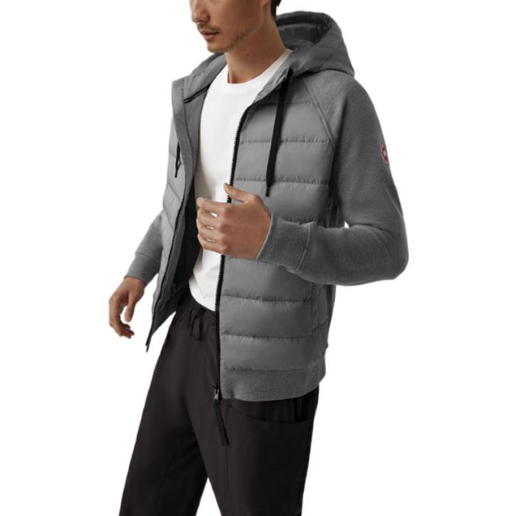 Canada Goose Huron FW22 Red Label Full-Zip Hoodie Jacket Unisex - Light Grey 6843M-717 圖 4