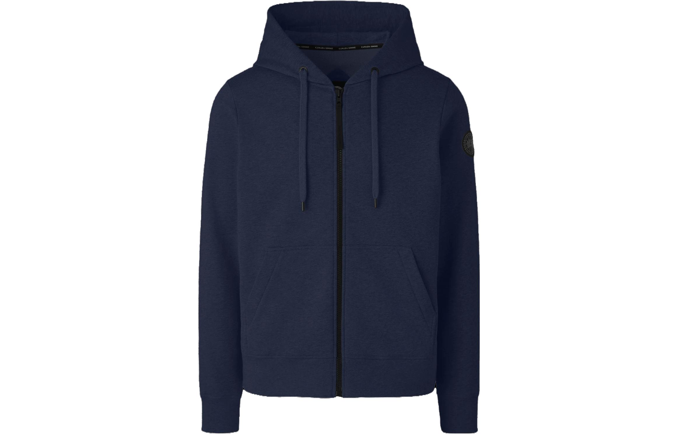 Canada Goose Huron Logo Lightweight Full-Zip Hoodie Jacket Blue - 7401MB-63