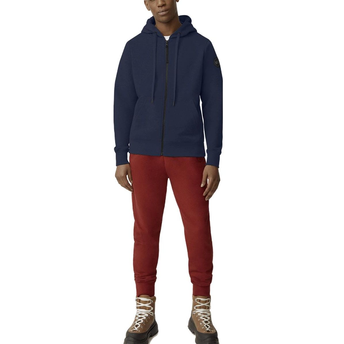 Canada Goose Huron Logo Lightweight Full-Zip Hoodie Jacket Blue - 7401MB-63 圖 4