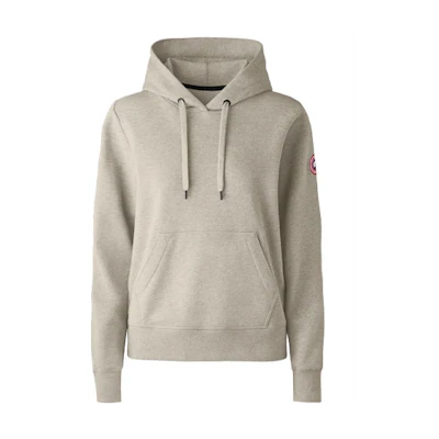 Canada Goose Huron Logo Pullover Hoodie Beige Long Sleeve Sweater 7403M-149
