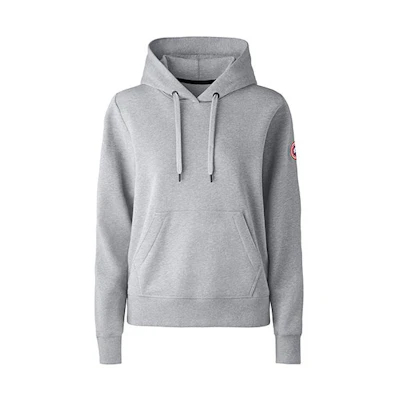 Canada Goose Huron Logo Pullover Hoodie Long Sleeve Grey. 7403M-717