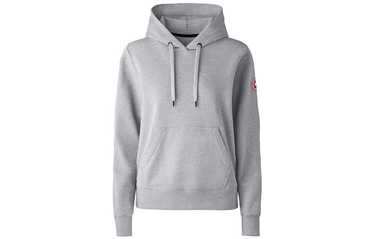 Canada Goose Huron Logo Pullover Hoodie Long Sleeve Grey. 7403M-717 圖 2