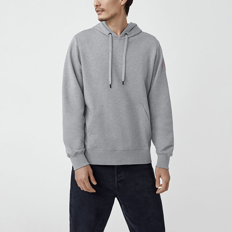 Canada Goose Huron Logo Pullover Hoodie Long Sleeve Grey. 7403M-717 圖 3