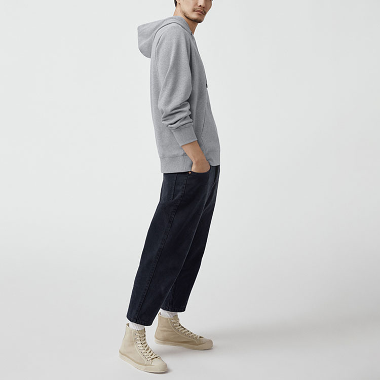 Canada Goose Huron Logo Pullover Hoodie Long Sleeve Grey. 7403M-717 圖 6