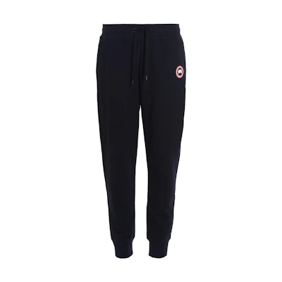Canada Goose Huron Logo Sweatpants Navy SS22 Casual Knit Pants 7402M-63