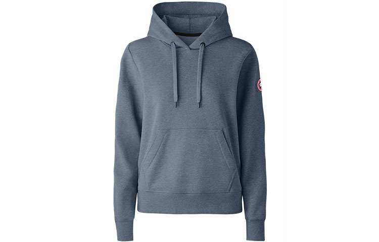 Canada Goose Huron Solid Logo Pullover Hoodie  Hyperion Blue. 7403M-222