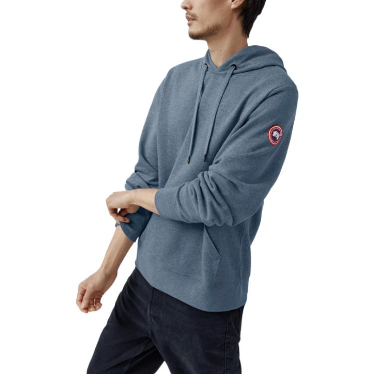 Canada Goose Huron Solid Logo Pullover Hoodie  Hyperion Blue. 7403M-222 圖 5