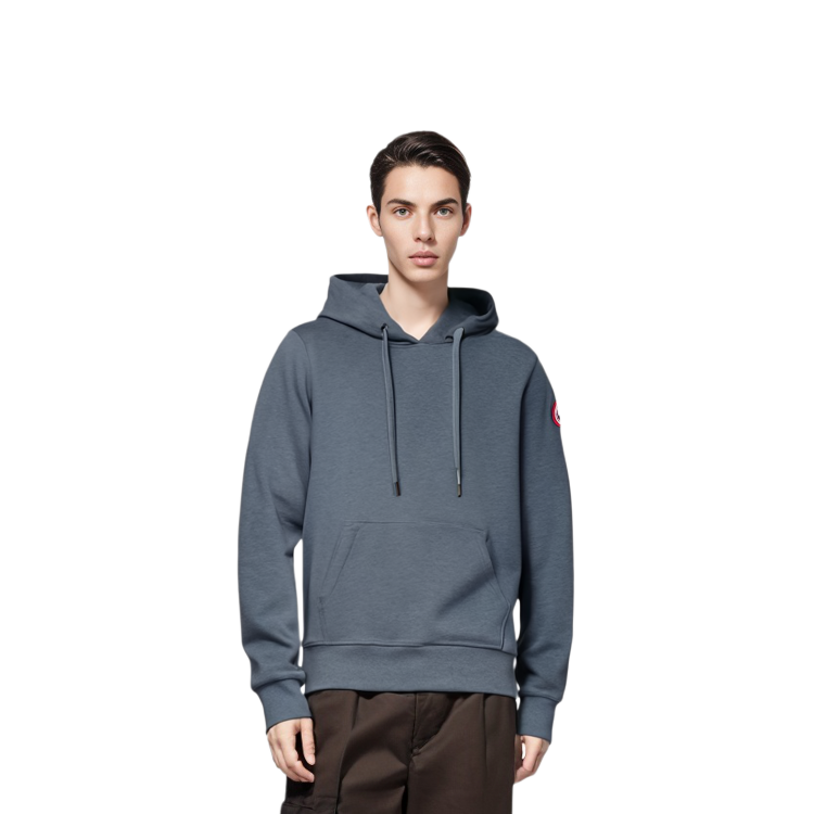 Canada Goose Huron Solid Logo Pullover Hoodie  Hyperion Blue. 7403M-222 圖 7